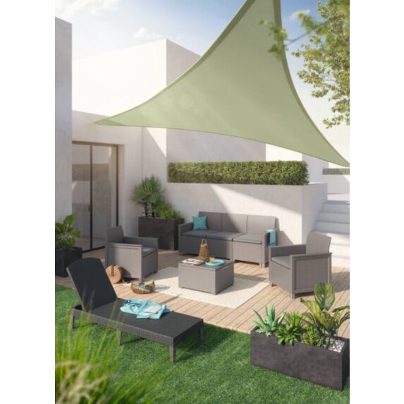 Voile ombrage rectangulaire Primo 2x1,4m Ivoire - INVENTIV