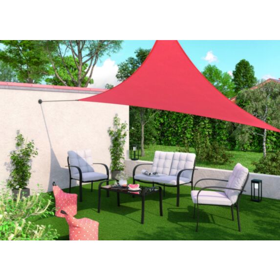 Voile ombrage triangulaire Primo 3x5m Ivoire - INVENTIV