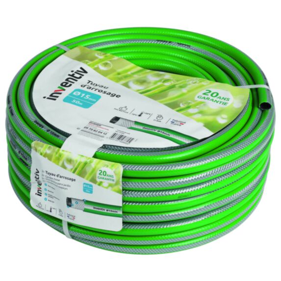 Tuyau arrosage MBTY1 Ø15mm en 50m - INVENTIV