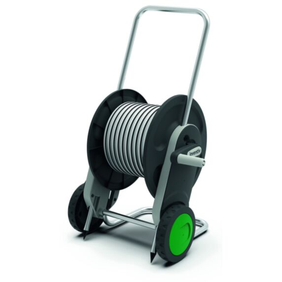 Dévidoir métal équipé 12,5 mm, 25 m - INVENTIV