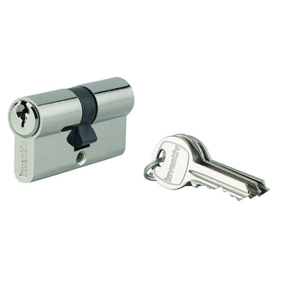 Cylindre de Serrure Surêté L.30+30mm - INVENTIV