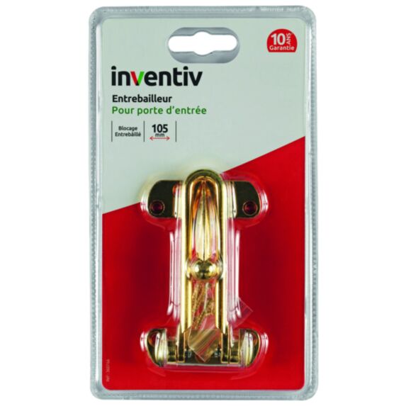 Entrabailleur de porte d'entrée finition dorée - INVENTIV