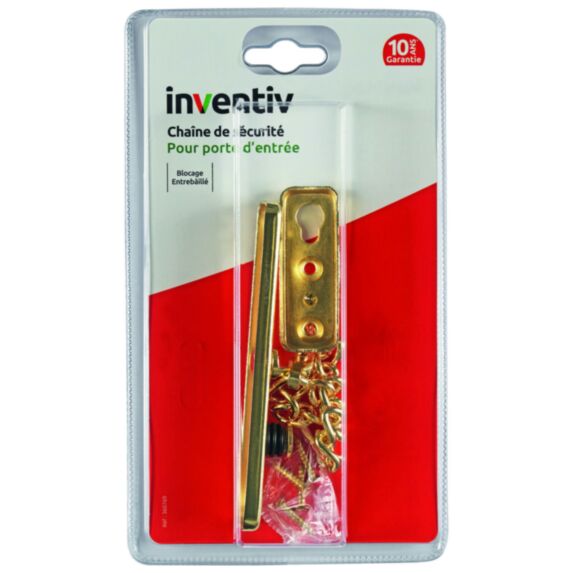Entrabailleur à chaîne de porte d'entrée Dorée - INVENTIV