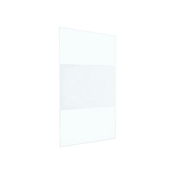 Paroi de douche verre sérigraphié 90cm - INVENTIV