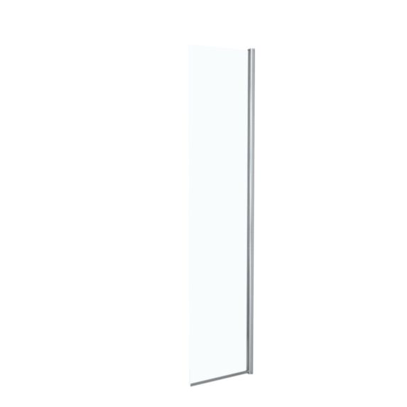 Déflecteur pivotant verre transparent 40cm chromé - INVENTIV