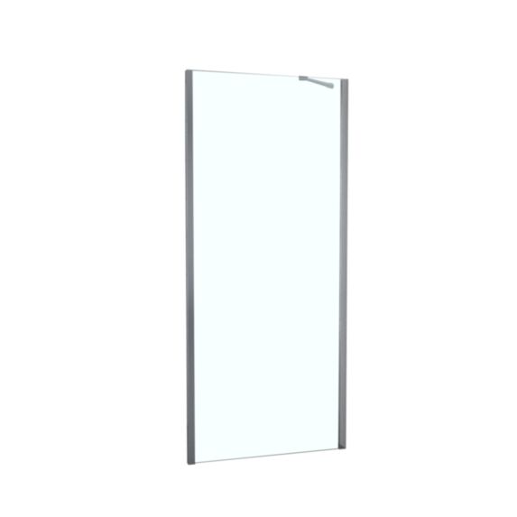 Retour fixe douche à associer verre transparent 90cm chromé - INVENTIV