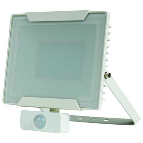Projecteur extérieur LED détection Héra blanc 50W 3500lm - INVENTIV