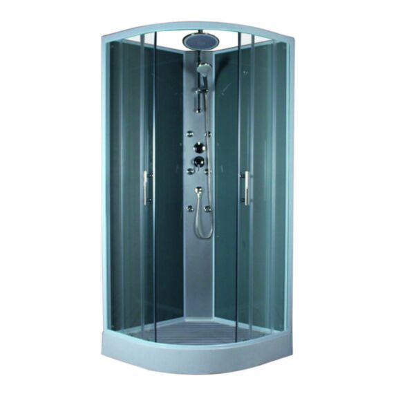 Cabine de douche Quart de cercle Bréhat 90x90x225cm - INVENTIV
