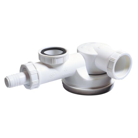 Siphon Espace pour évier 1 bac - INVENTIV