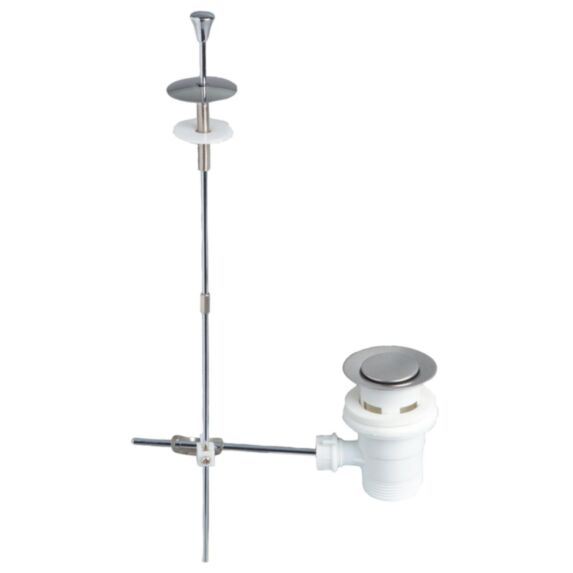 Bonde de lavabo avec tirette pour fermeture à tirette - INVENTIV
