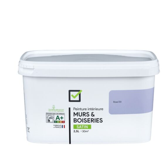 Peinture intérieure satin Rose Do 2,5L
