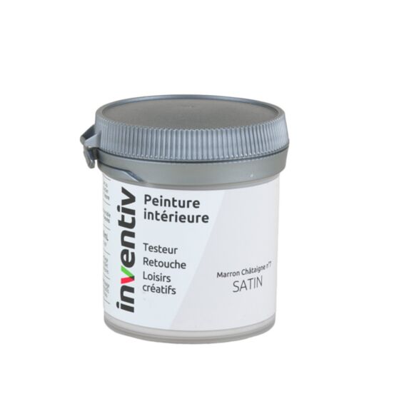 Testeur Peinture intérieure satin 0,08L Marron chataigne 7 - INVENTIV
