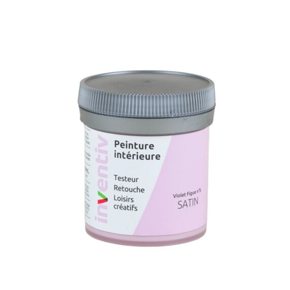 Testeur Peinture intérieure satin 0,08L violet figue 6 - INVENTIV