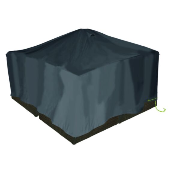 Housse de protection salon de jardin 4 places gris - INVENTIV