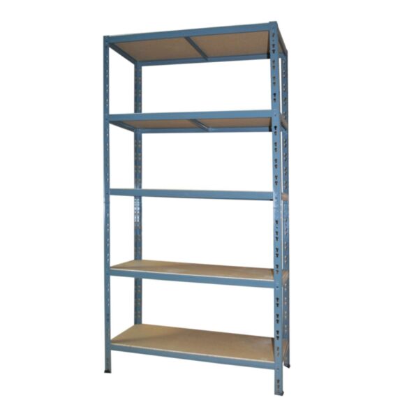 Etagère de rangement 5 tablettes 180 x 90 x 45 cm - INVENTIV