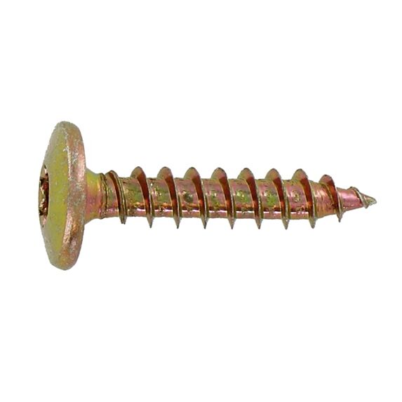 8 vis de penture étoile acier bichromaté 7x40 - INVENTIV