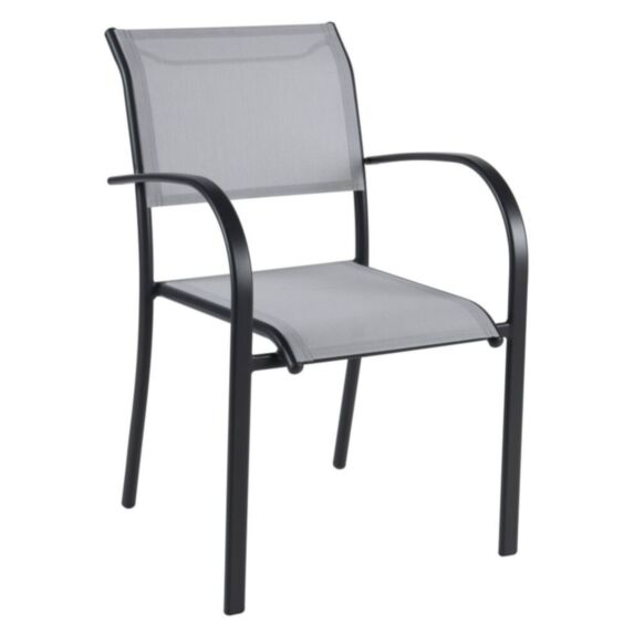 Fauteuil de jardin Oze Alu Gris Clair - INVENTIV