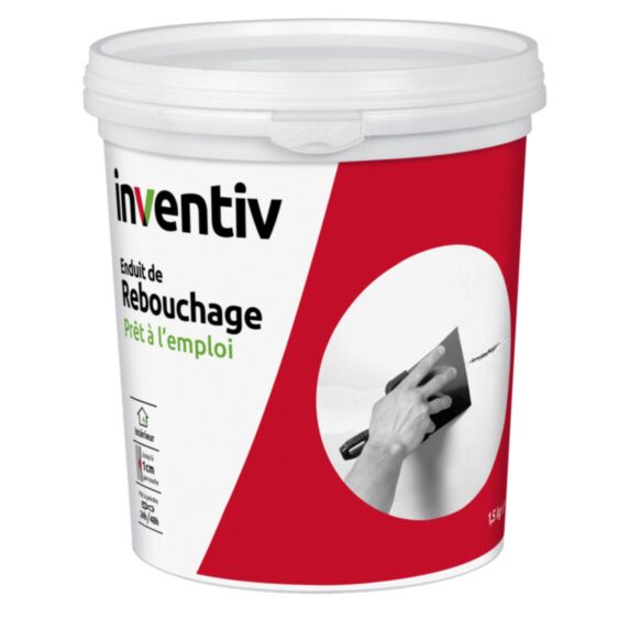 Enduit Rebouchage pâte 1,5kg - INVENTIV