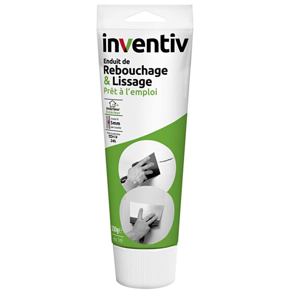 Enduit Rebouchage et Lissage pâte 300g - INVENTIV