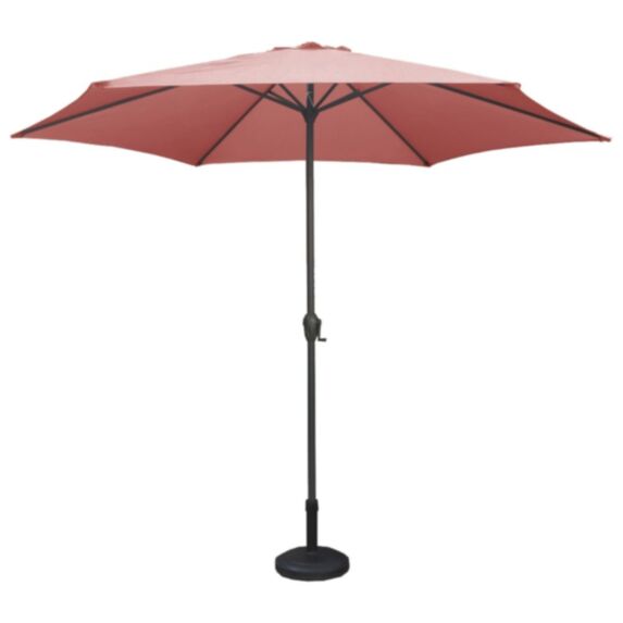 Parasol droit Chypre III brique Ø3m - INVENTIV