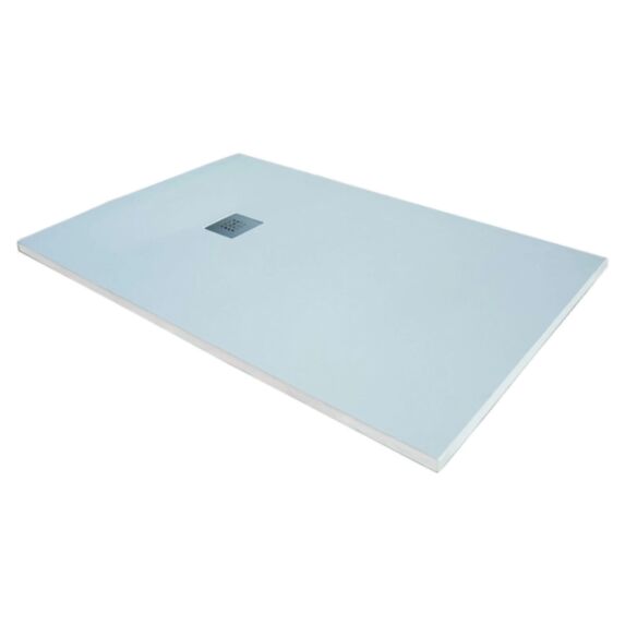 Receveur extra plat Mia 120x90x3cm Blanc Texture ardoise - INVENTIV