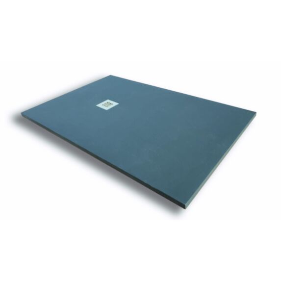 Receveur extra plat Mia 120x90x3cm Graphite Texture ardoise - INVENTIV