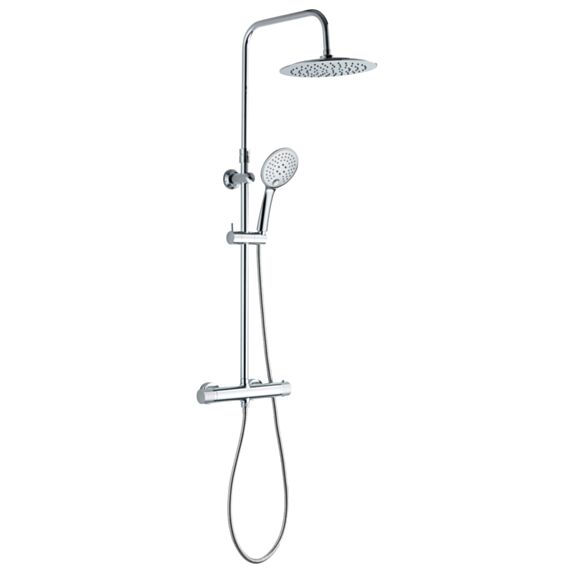 Combiné douche de tête + douchette Gaia Ø25cm - INVENTIV