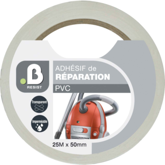 Ruban adhésif PVC de réparation 25mx50mm - B RESIST