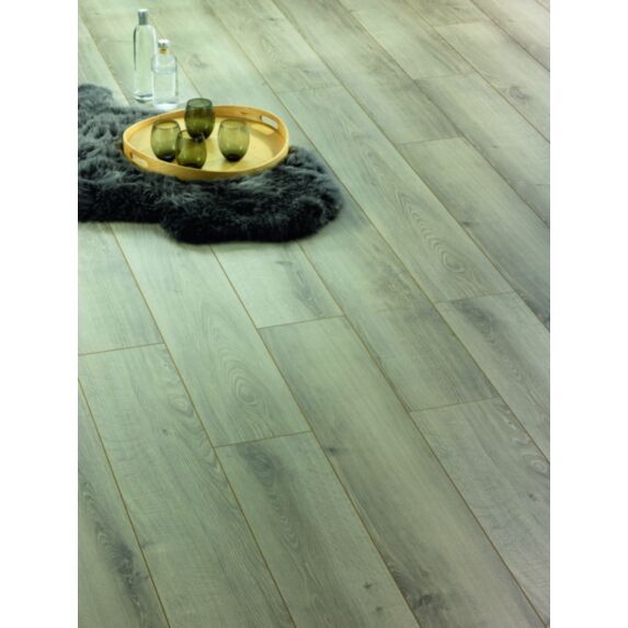 Revêtement de sol stratifié Solclic 832 Lincoln 4 chanfreins 8 mm 128,6x19,2cm - INVENTIV