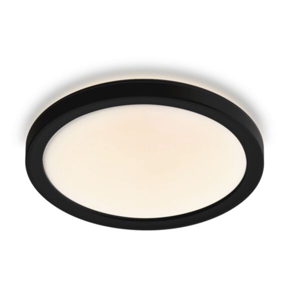 Panneau LED IP20 10,5W Ø20cm noir - INVENTIV