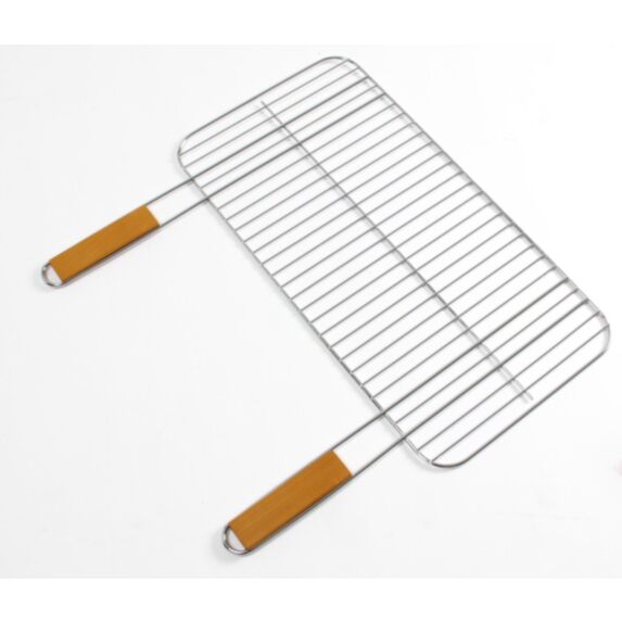 Grille Barbecue 57x30cm manche bambou - INVENTIV