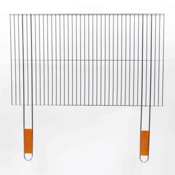 Grille Barbecue 67x40cm manche bambou - INVENTIV