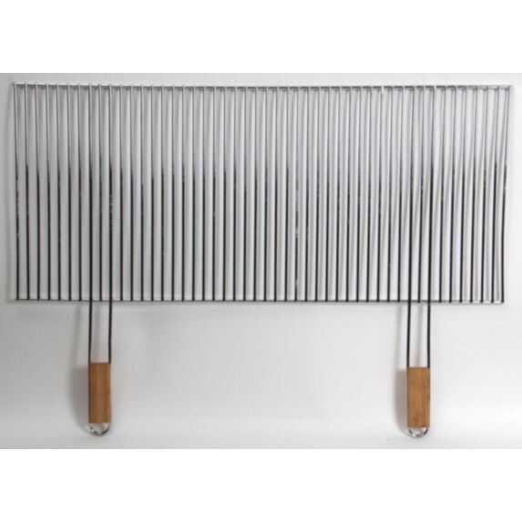 Grille Barbecue découpable 90x40cm manche bambou - INVENTIV