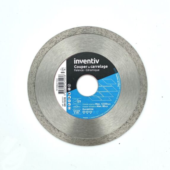 Disque Diamant Carrelage 125mm - INVENTIV