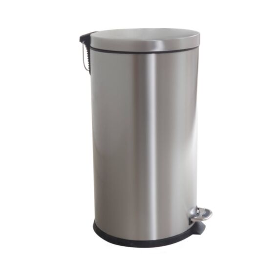 Poubelle de cuisine à pédale Titan satin 40 L - INVENTIV