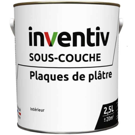 Sous-couche plaque de plâtre 2,5L - INVENTIV