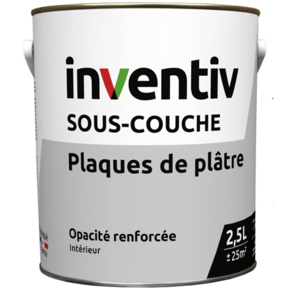 Sous-couche plâtre pro 2,5L - INVENTIV