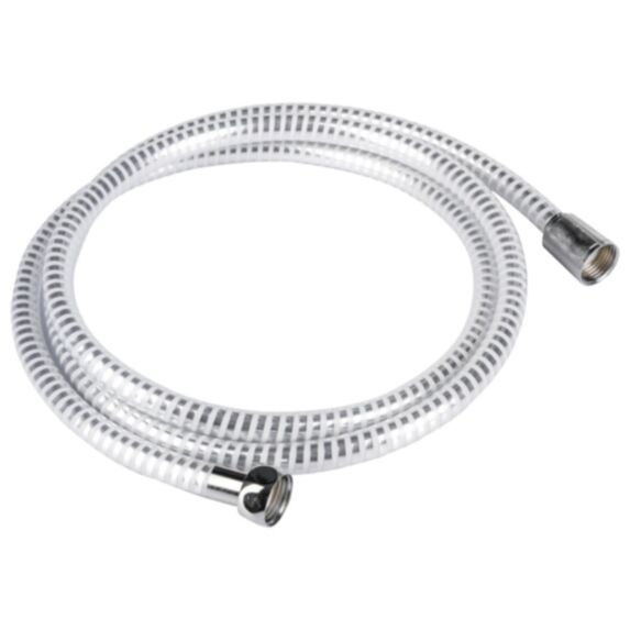 Flexible de douche blanc PVC 1,75 m - INVENTIV