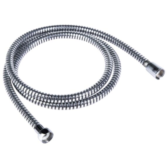 Flexible de douche argent/noir PVC 1,75 m - INVENTIV