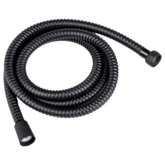 Flexible de douche noir mat PVC 1,75 m - INVENTIV