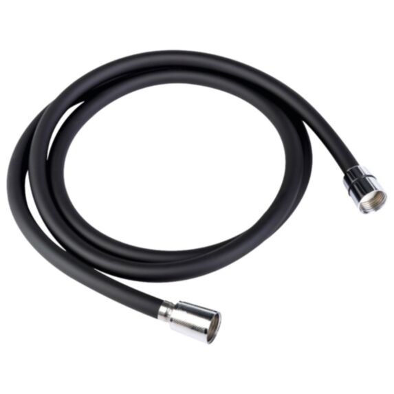 Flexible de douche noir mat PVC 1,5 m - INVENTIV