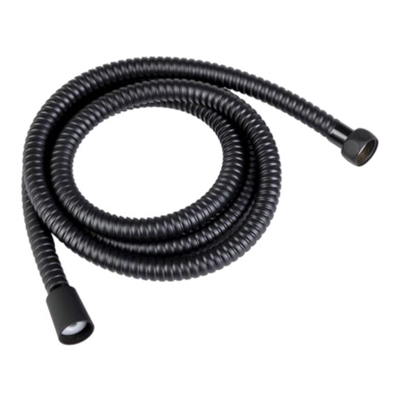 Flexible de douche noir mat inox 1,5 m - INVENTIV