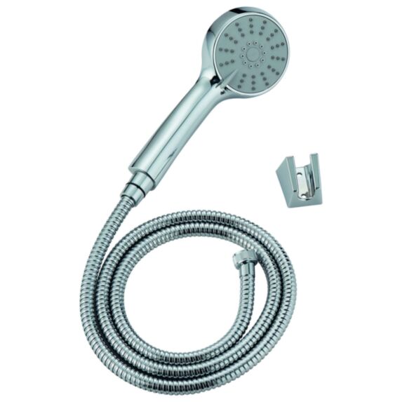 Duo douchette + support  3 jets 1,50 m Loa chromé - INVENTIV