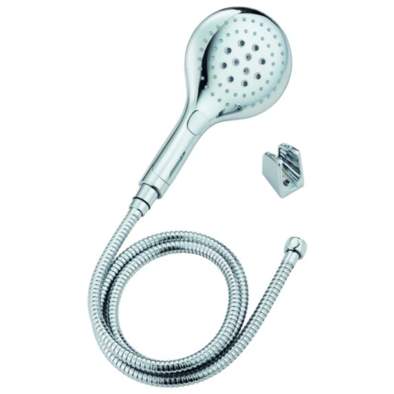 Duo douchette + support NF Tela chromé 3 jets 1,5m - INVENTIV