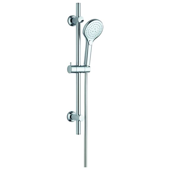 Barre de douche Trio Noa 3 jets 1,5m chromé - INVENTIV