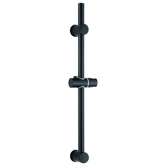 Barre de douche noir mat inox 25mm - INVENTIV