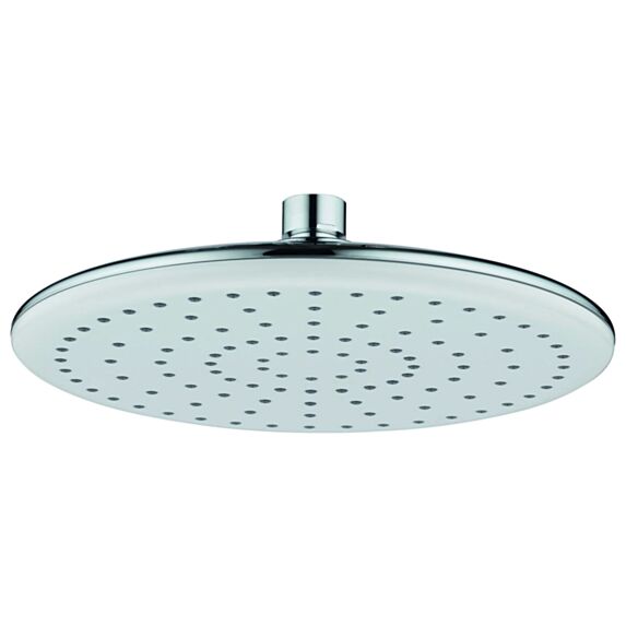 Tête de douche 20 cm Wallis ABS chromé/blanc  - INVENTIV