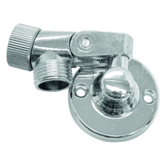 Support mural douchette chromé - INVENTIV