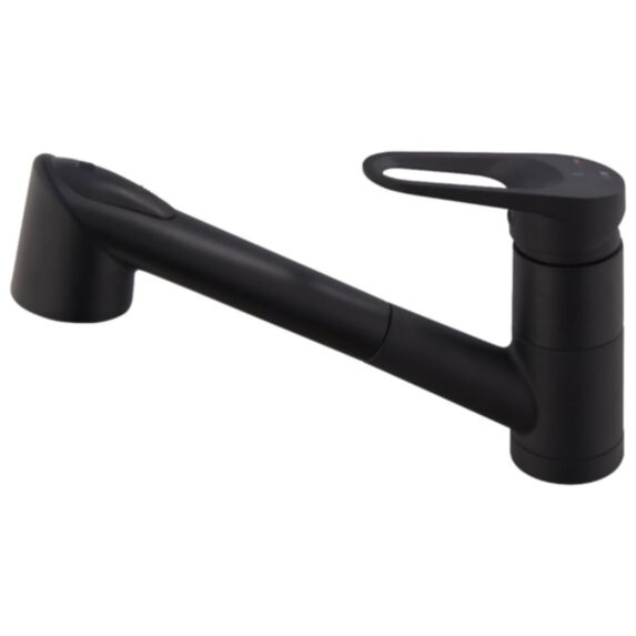 Mitigeur d'évier Douchette Tokyo noir mat - INVENTIV