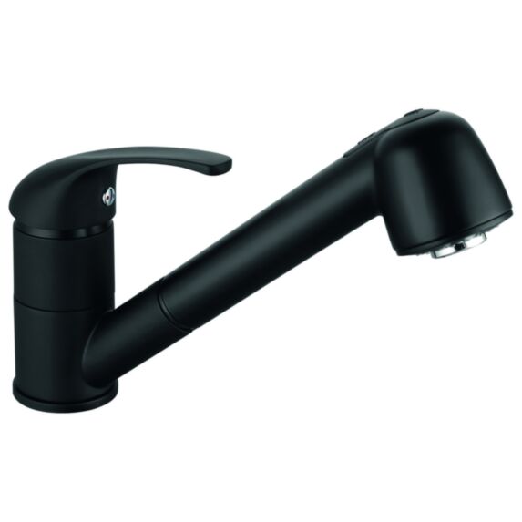 Mitigeur évier douchette Kala noir - INVENTIV